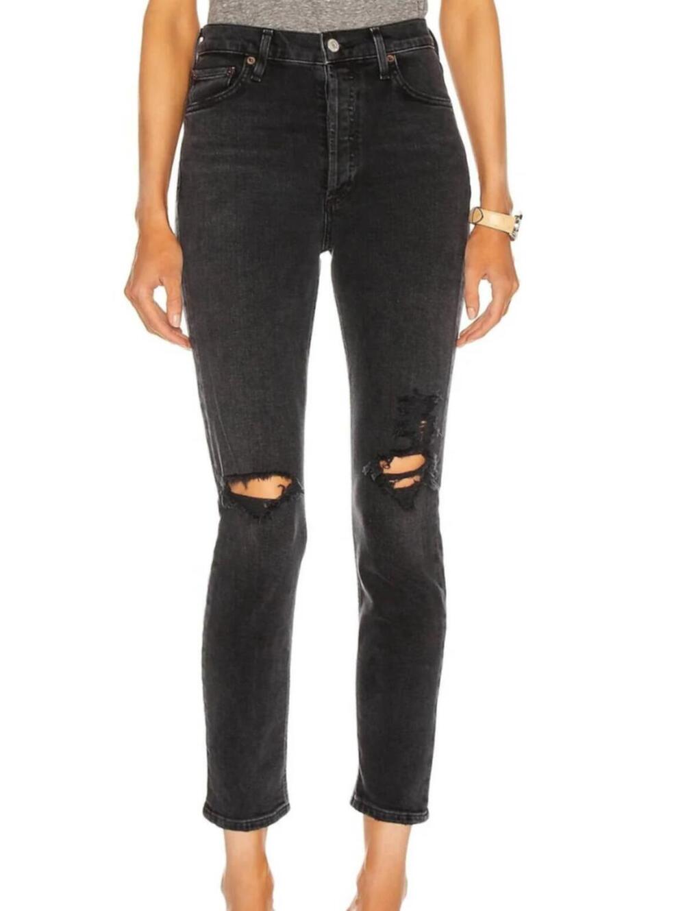 AGOLDE black nico cassette jeans sz 24